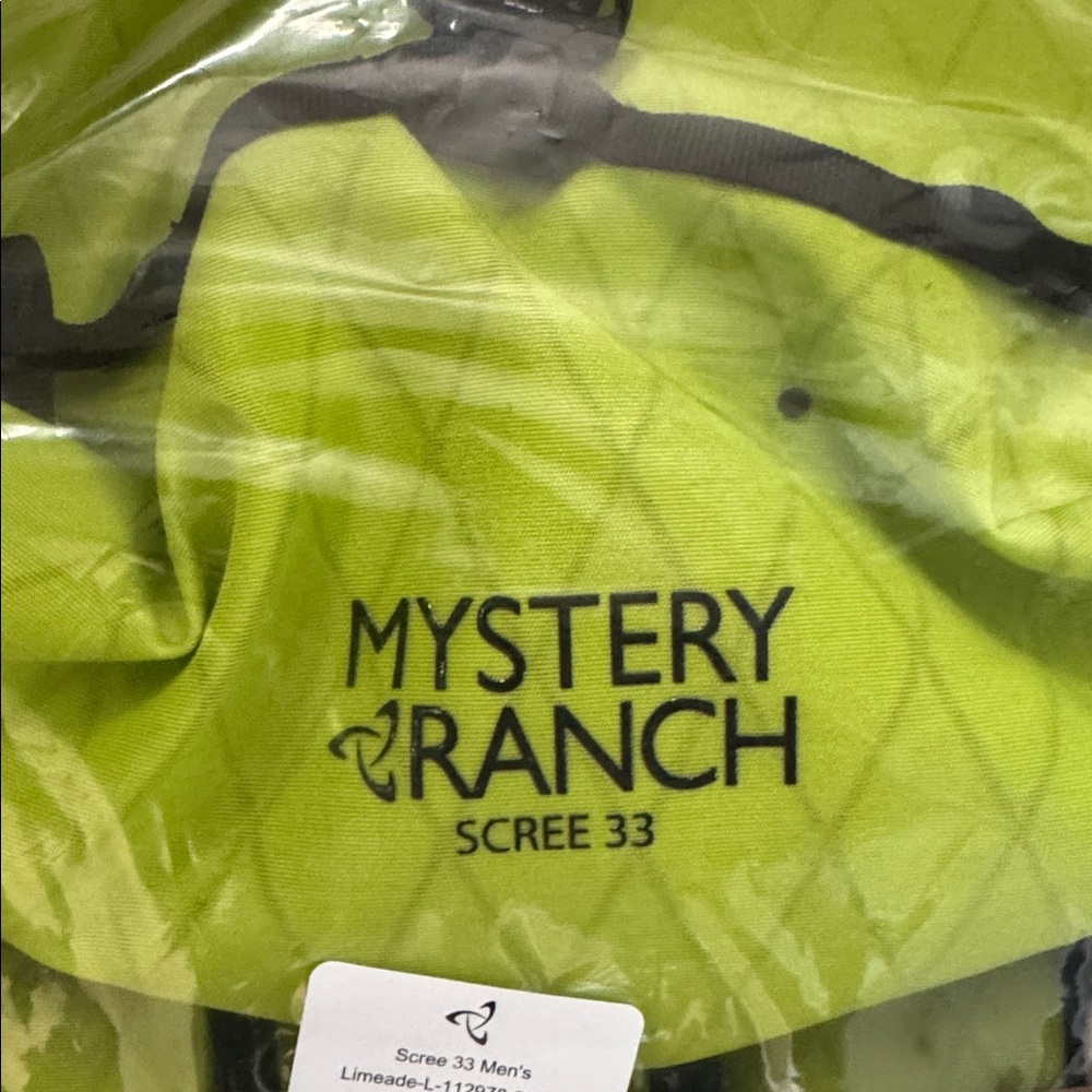 Mystery Ranch Scree 33 men’s large limeade backpack brand new - Picture 3 of 4